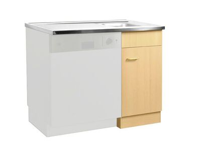 Spülenschrank mit melaminharzbeschichteter Oberfläche 