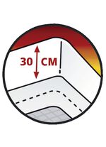 Luxuszwirn-Jersey-Spannbetttuch mit Elasthan LAVENDEL