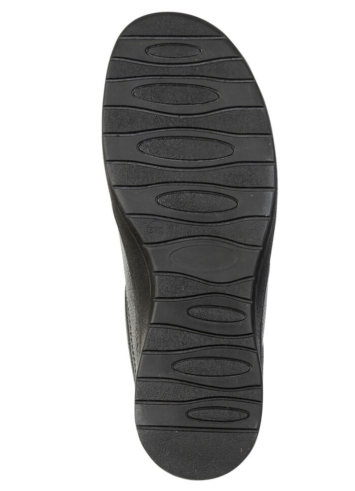 ELENA EDEN, komfortable Damen-Slipper, Weite K, mit herausnehmbarem Fussbett SCHWARZ