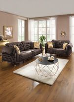 Prachtvollen Polstermöbel mit komfortabler Nosagfederung BRAUN