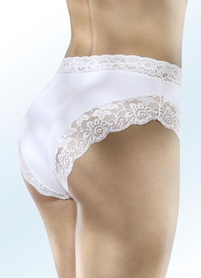 Dreierpack Slips mit Elastikspitze 