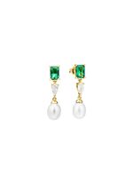 Eleganz in Bewegung &ndash; Ohrstecker mit Perlen und Kristallglanz 