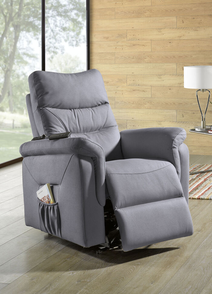 Relax-Sessel mit Aufstehhilfe ANTIKGRAU
