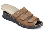 Mubb, bequeme Herren-Pantoletten, Weite H, mit herausnehmbarem Fussbett, 