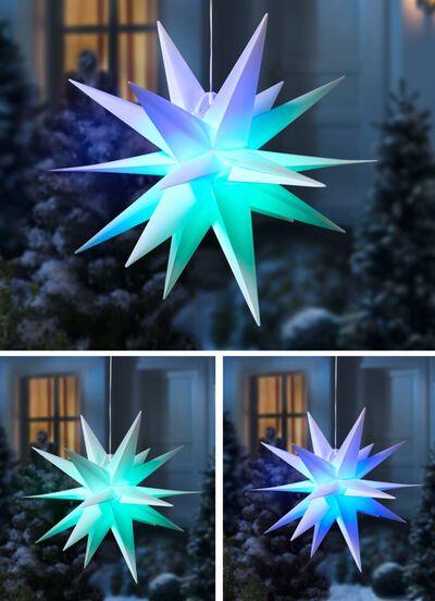 LED-Stern mit Farbwechsel 