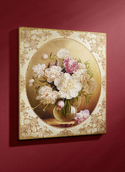 Bild mit Verzierung im Barock-Stil 
