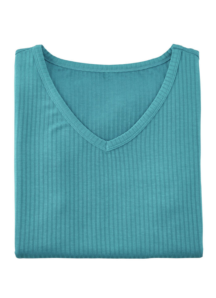 Laurina Shirt mit V-Ausschnitt, 