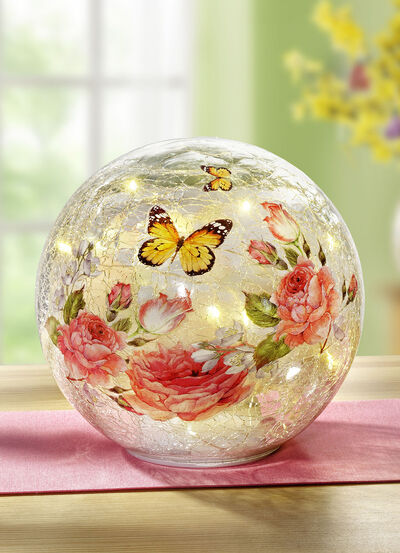 Glaskugel mit Beleuchtung, , large