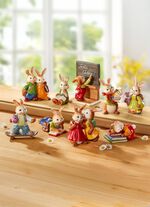 Handgefertigte Hasenschule aus dem Hause Goebel BUNT