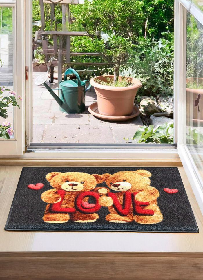 Fussmatte mit rutschhemmende R&uuml;ckseite 