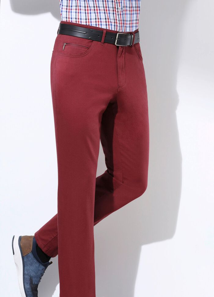 Komfortable &laquo;Francesco Botti&raquo;-Hose in 3 Farben DUNKELROT