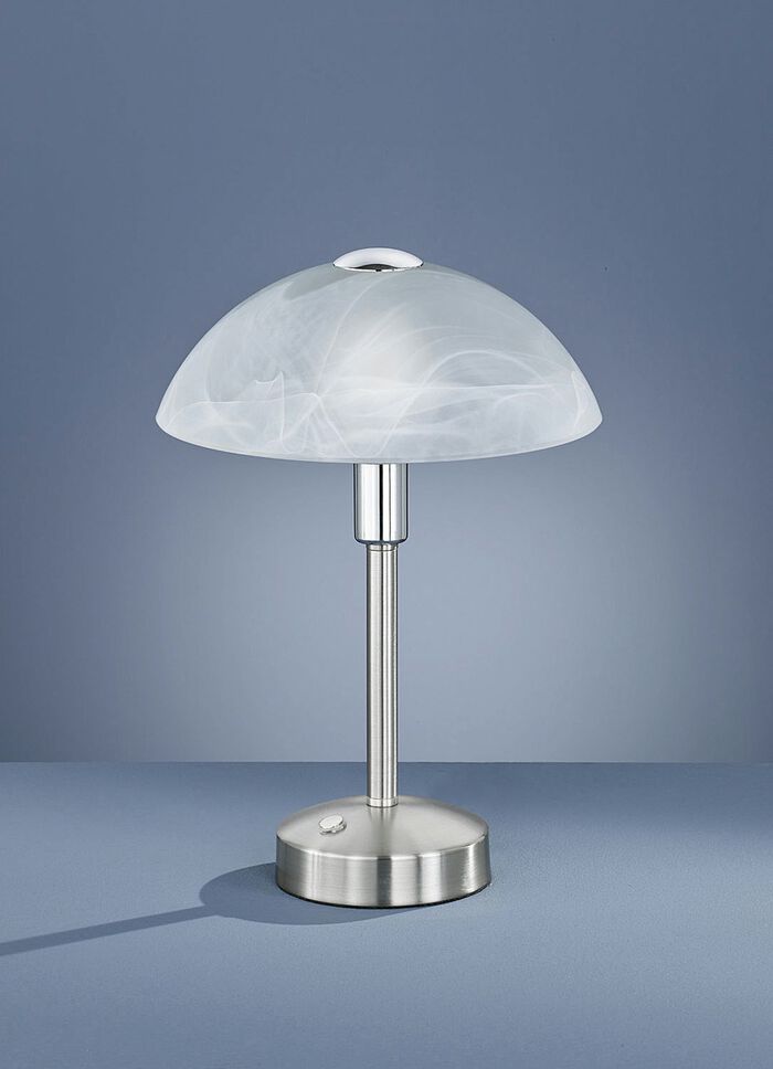 LED-Touch-Tischlampe in verschiedenen Farben NICKEL, MATT