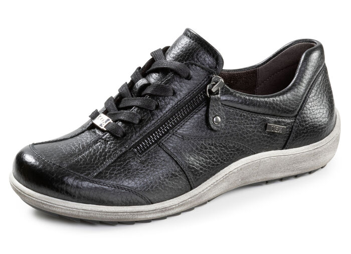 ELENA EDEN, atmungsaktive Damen-Sneaker, Weite H, mit herausnehmbarem Fussbett SCHWARZ
