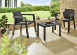 Balkon-Set «Riviera», 3-teilig ANTHRAZIT