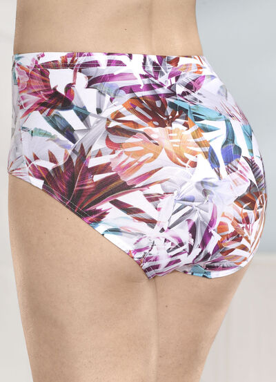 Laurina Viererpack Slips mit farbenfrohem Druckdessin 