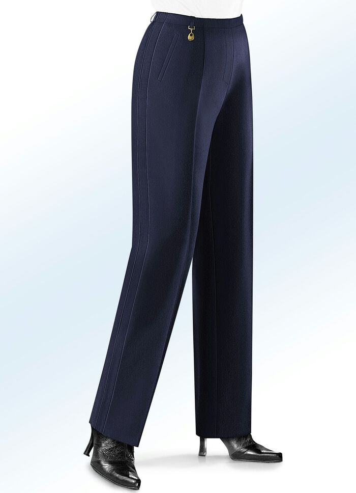 Hose mit leicht ausgestellter Fu&szlig;weite MARINE