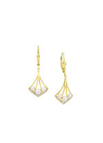 Ohrringe mit Zirkonia und S&uuml;sswasser-Zuchtperlen 