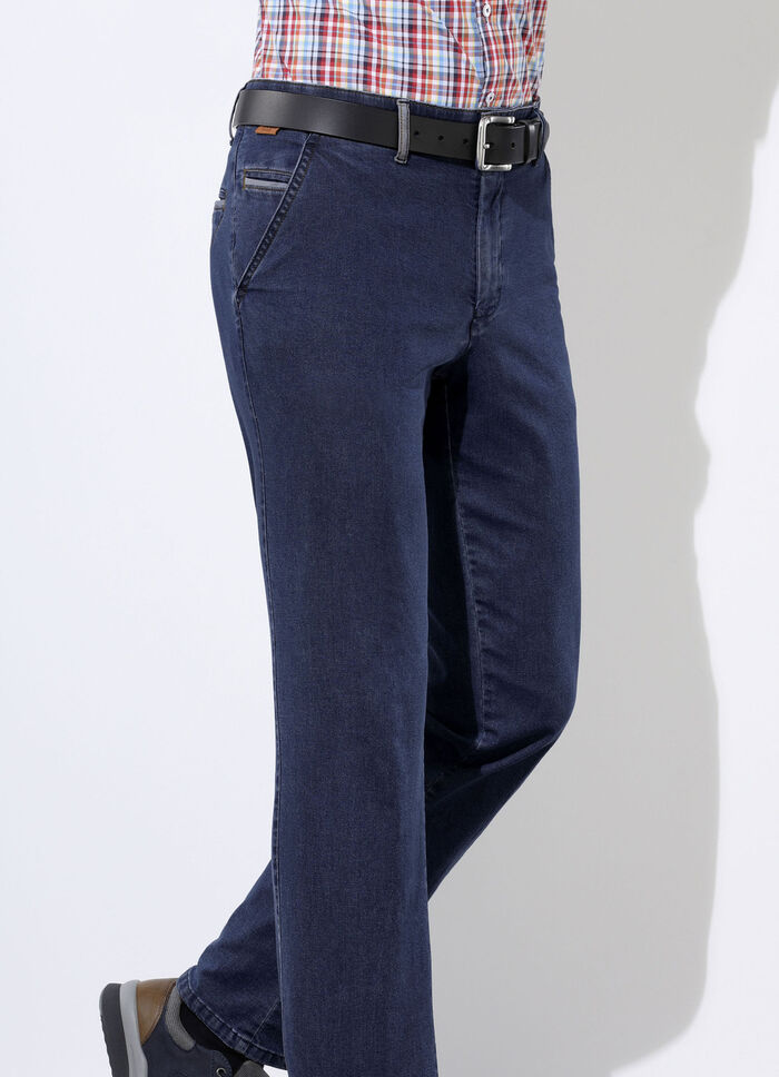 «Francesco Botti»-Jeans in 3 Farben DUNKELBLAU