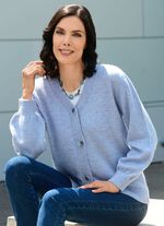 Strickjacke mit flauschig weichem Griff 