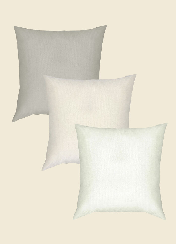 Kissenbezug mit Fischgräten-Muster, 2er Set NATUR