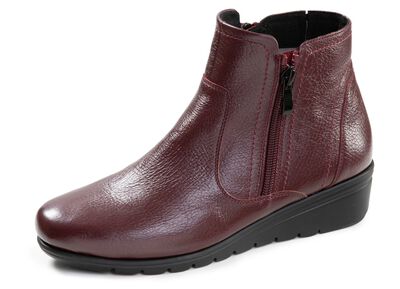 ELENA EDEN, gefütterte Damen-Stiefeletten, Winterschuhe, Weite G, mit Reißverschluss 
