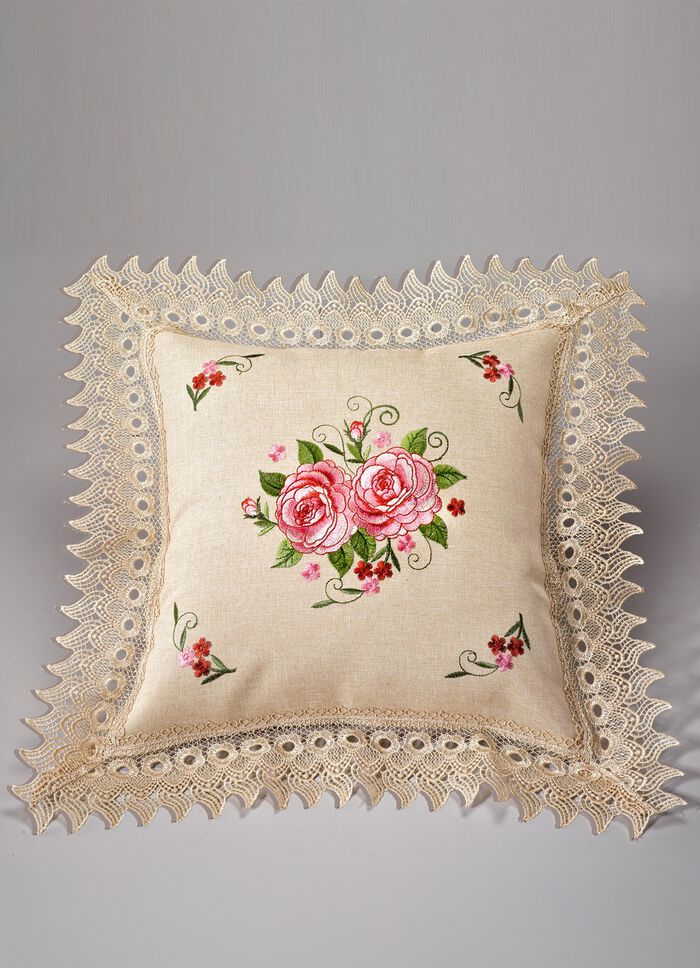 Raumdekoration mit entzückendem floralem Motiv ECRU