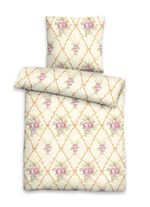 Bettwäsche-Garnitur in kuschelweicher Qualität GELB