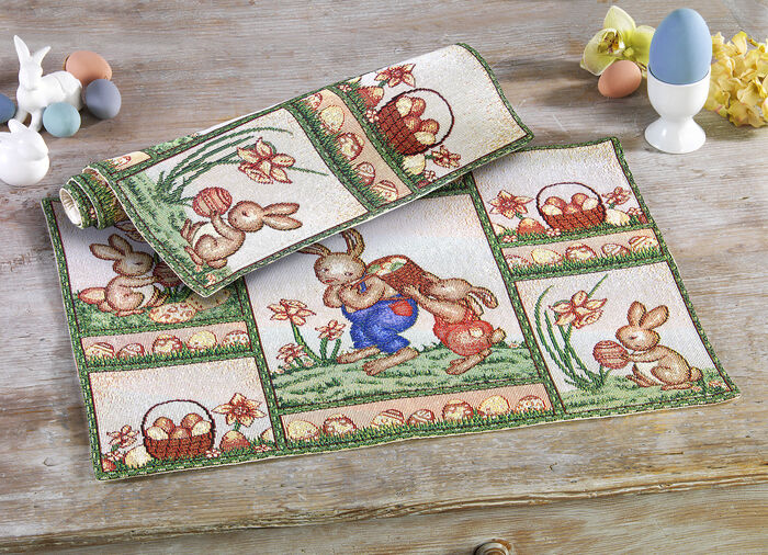 Platzset aus Gobelin, 2-teilig, 