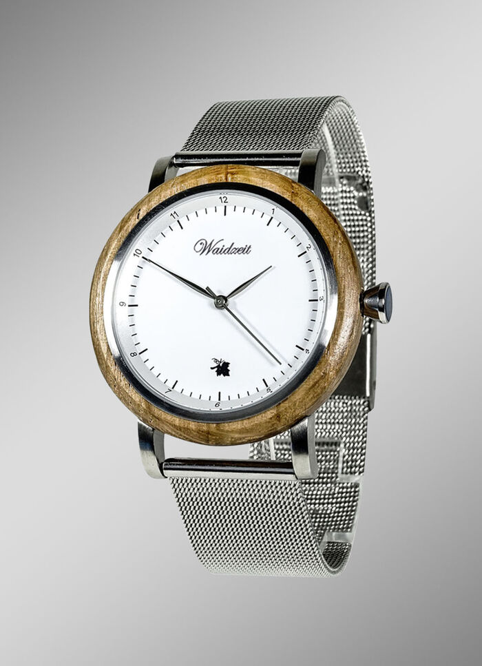 Herrenuhr mit Mesharmband 