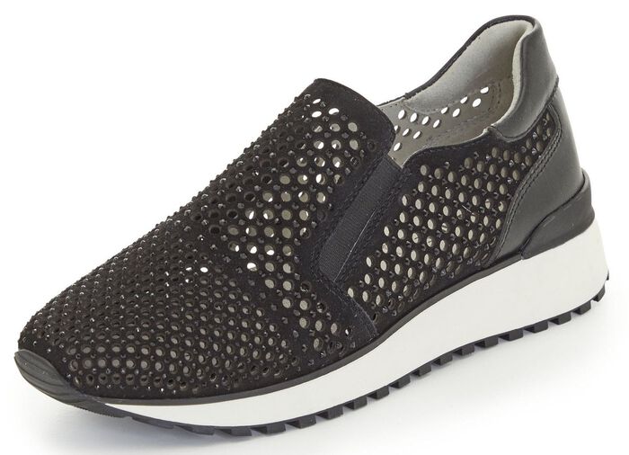 Caprice Slipper mit Glitzersteinchen 