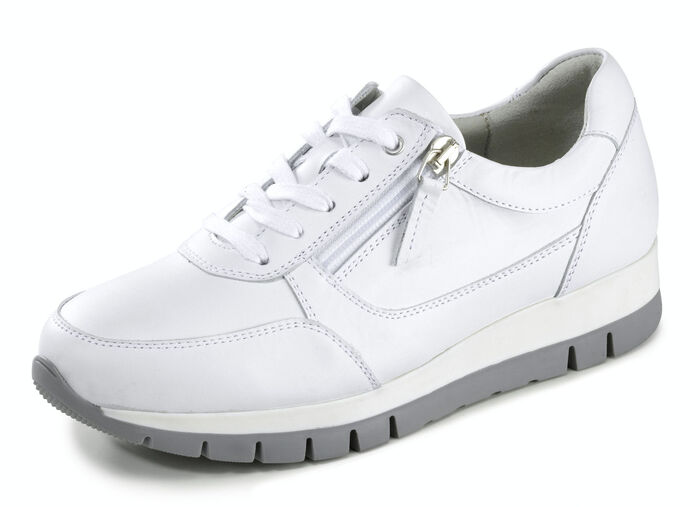 ELENA EDEN, sportliche Damen-Sneaker, Weite H, mit herausnehmbarem Fussbett WEISS