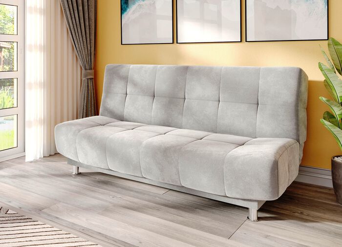 Gem&uuml;tliches Schlafsofa mit Bettkasten 