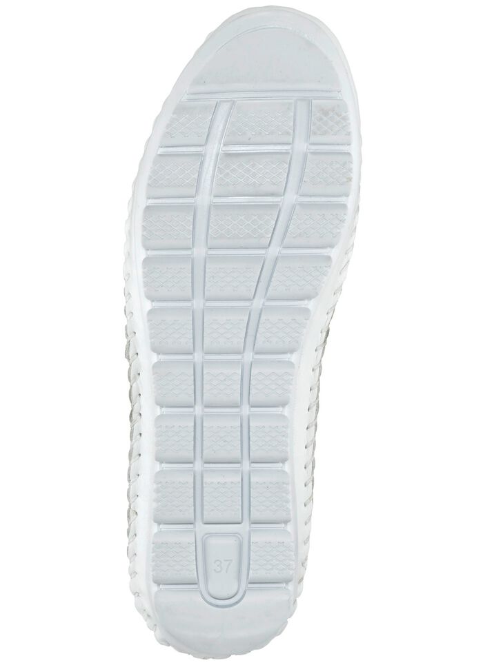 Gemini, sommerliche Damen-Stiefeletten, Weite G, mit herausnehmbarem Fussbett WEISS