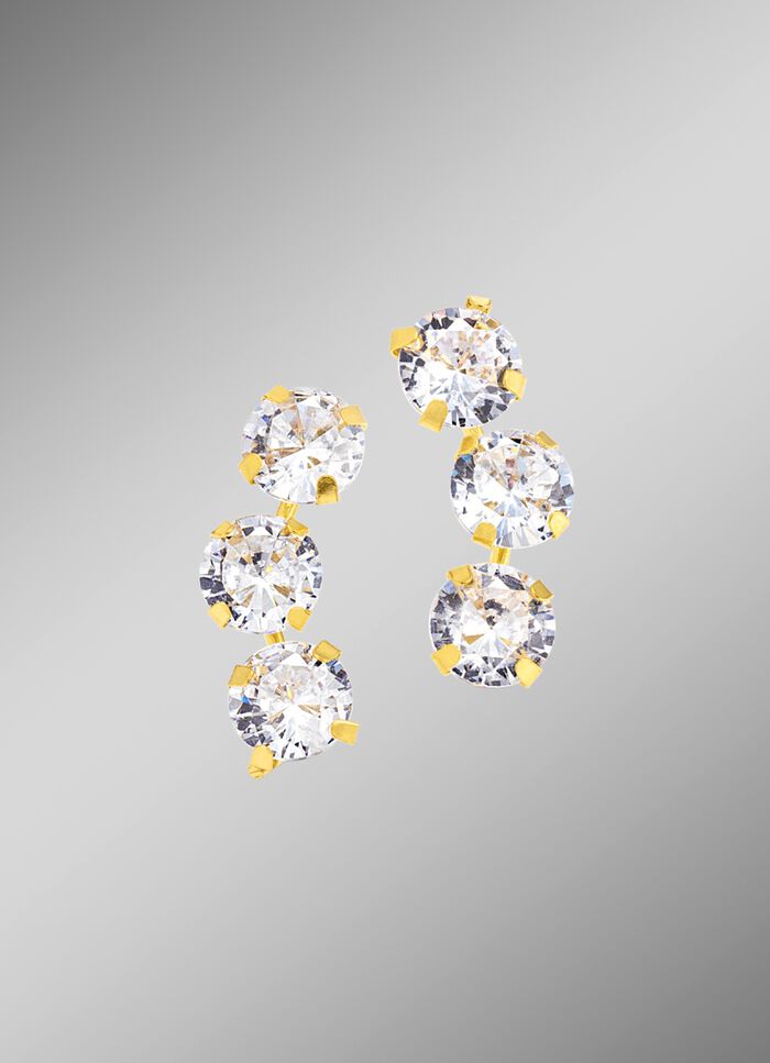 Ohrstecker mit Zirkonia 