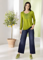 Shirt mit Schlaufenknopfverschluss 