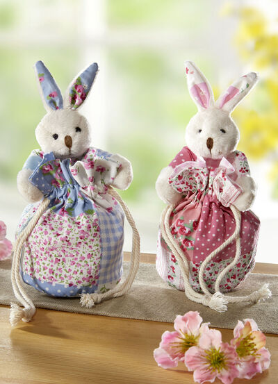 Häschen-Geschenkesäckchen, 2er-Set, , large