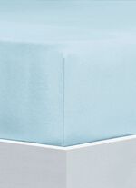 Flausch-Biber-Spannbettt&uuml;cher aus Baumwolle 