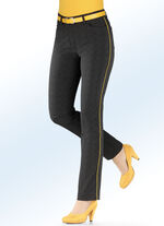 Hose in dezenter Fischgrat-Optik 