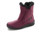 ELENA EDEN, atmungsaktive Damen-Stiefeletten, Winterschuhe, Weite G, mit Reissverschluss BORDEAUX