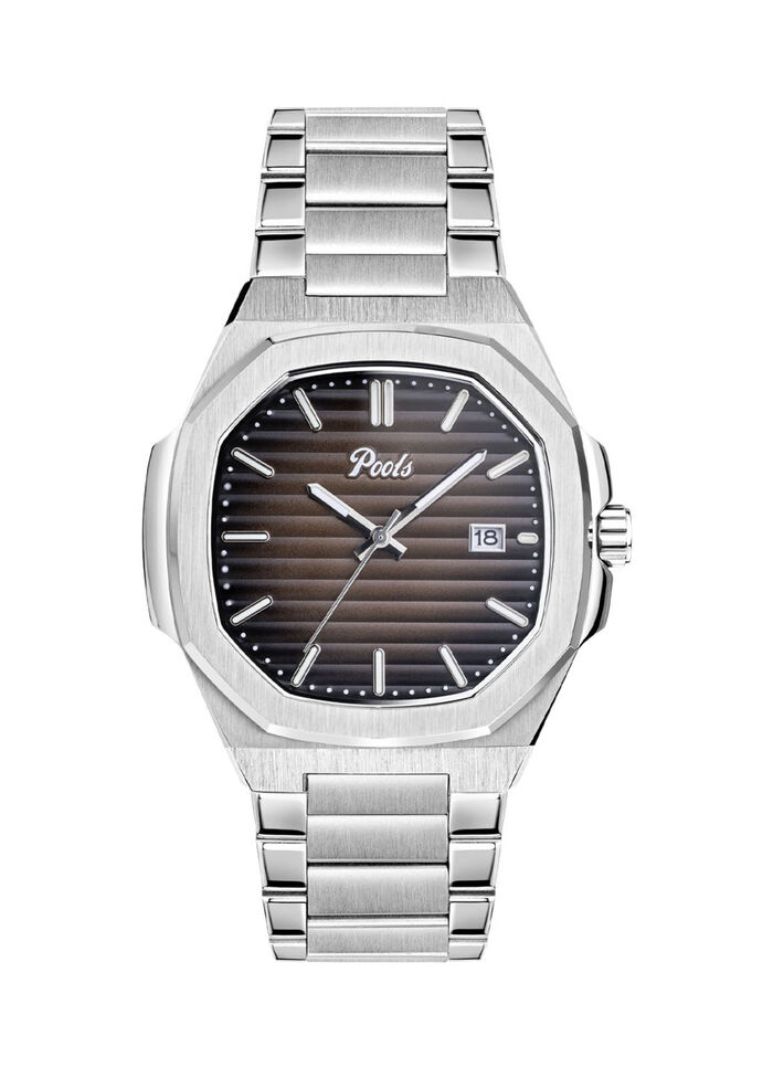 Quartz-Herrenuhr aus Edelstahl 