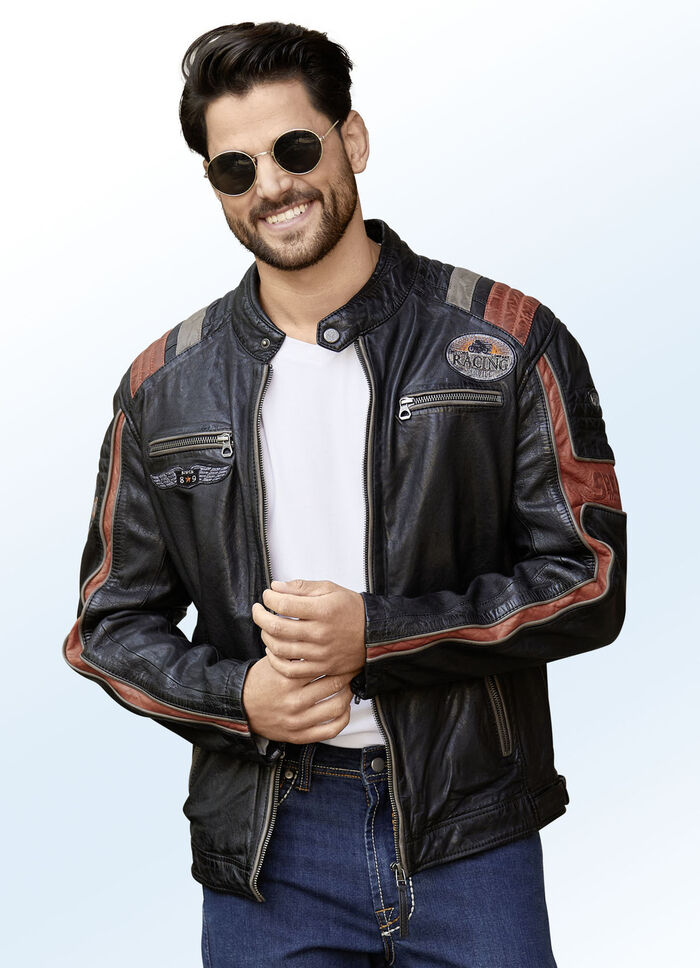 Lederkurzjacke von «Gipsy» 