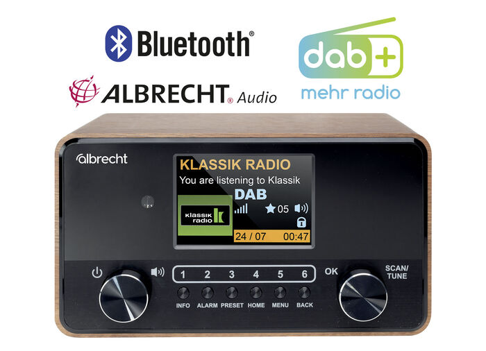 Digital-Radio mit grossem Farbdisplay 