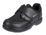Damen-/Herren-Klettschuh in Weite H für den kräftigen Fuss SCHWARZ