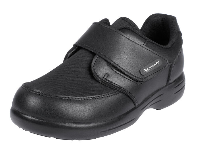 Damen-/Herren-Klettschuh in Weite H für den kräftigen Fuss SCHWARZ