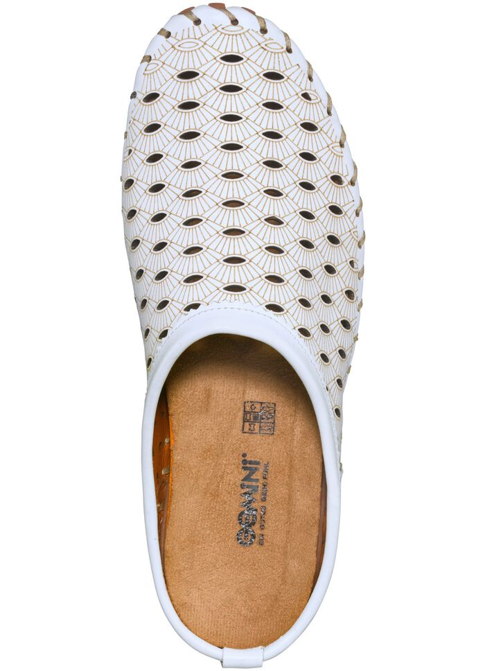 Gemini, sommerlicher Damen-Sabot, Weite G, mit herausnehmbarem Fussbett 