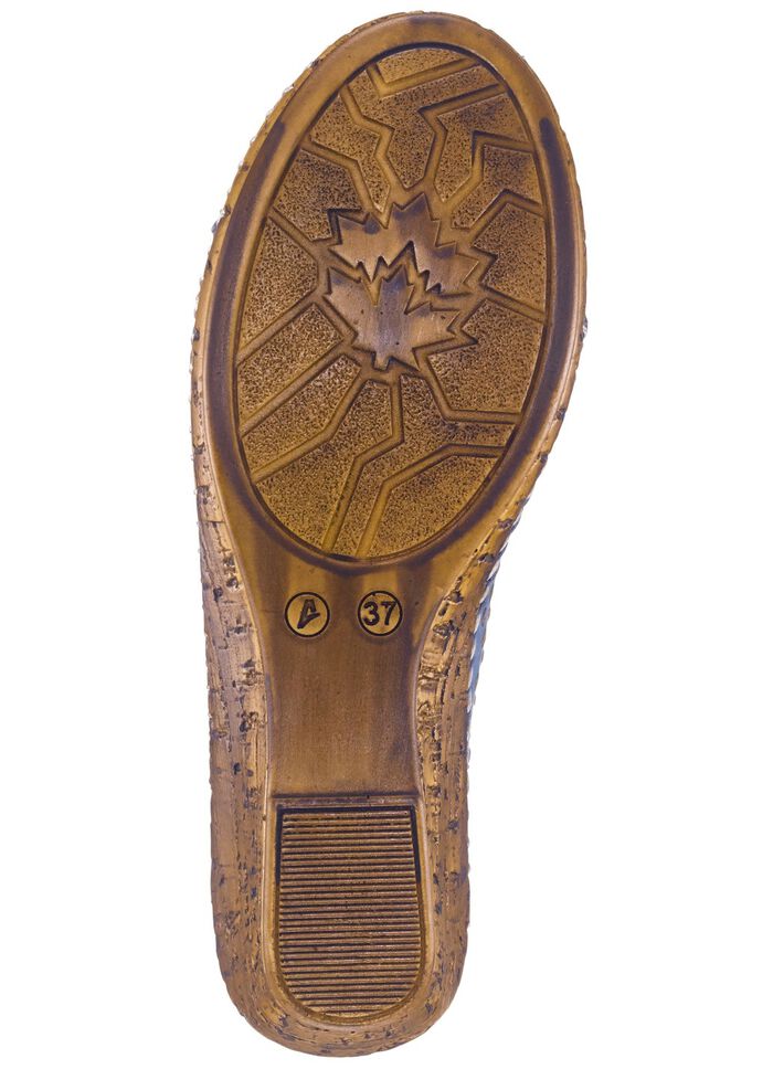 Gemini, sommerliche Damen-Sandaletten, Weite G, mit Gummizug JEANS