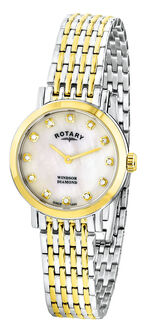 Damenuhr in Bicolor von der Marke Rotary 