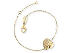 Armband «Herzflügel» gold plattiert 