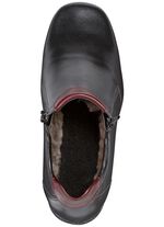 ELENA EDEN, gef&uuml;tterte Damen-Boots, Winterschuhe, Weite H, mit Lammfell 