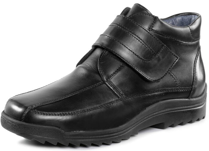 Waldl&auml;ufer, gef&uuml;tterte Herren-Boots, Winterscuhe, Weite K, mit Lammfell 